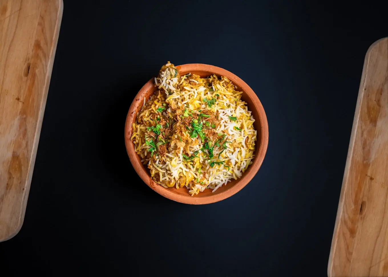Delicious Chicken Biryani dish at Mumbai Junction in Edmonton, AB